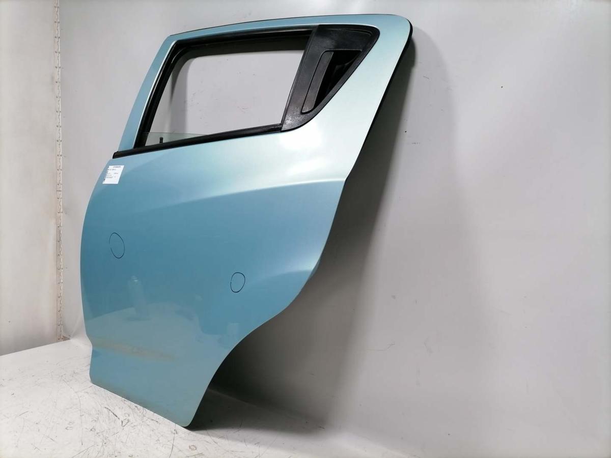 Chevrolet Spark original T&uuml;r hinten links GJS Ice Teal Rohbau Bj.2012